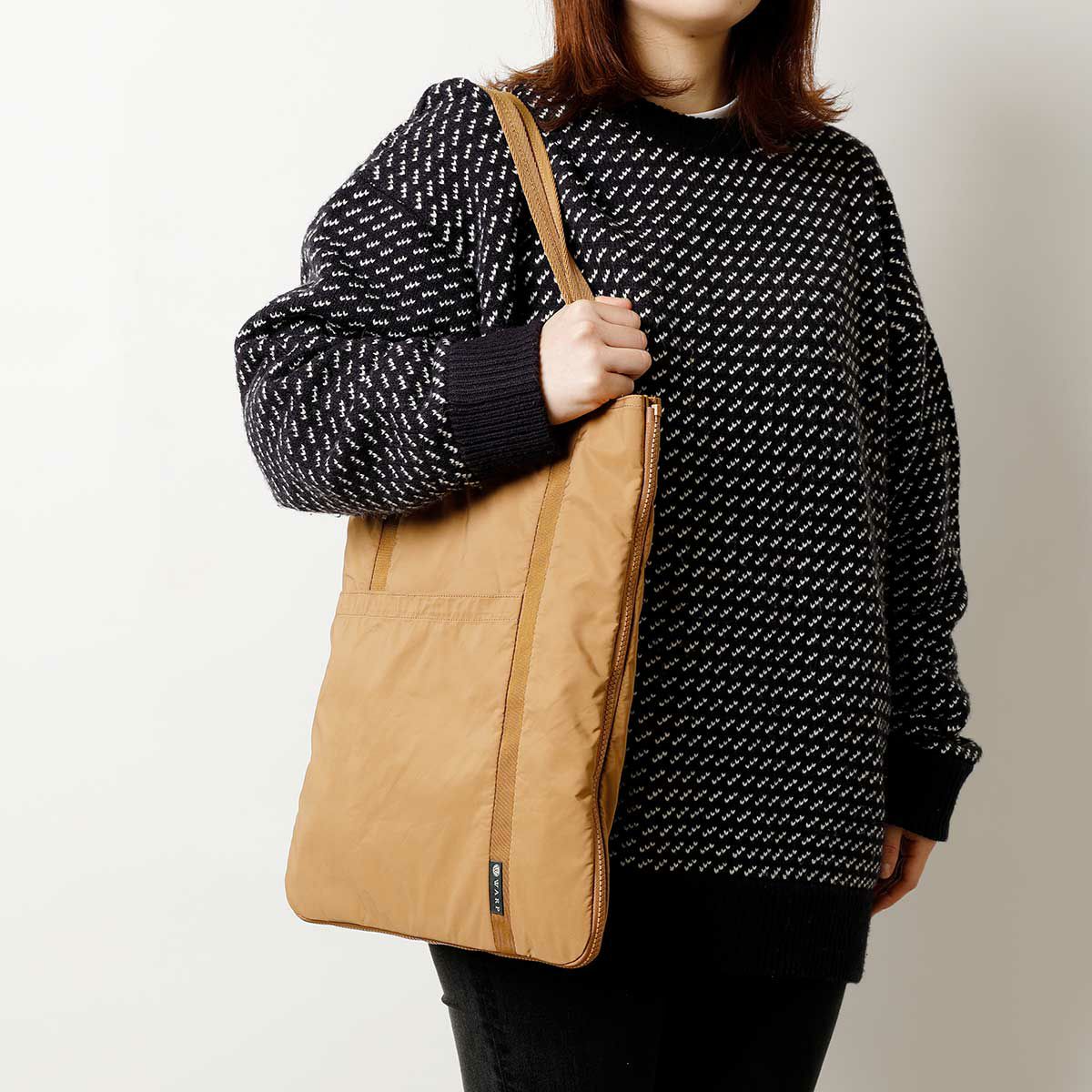 WARP｜トランスフォーム トートバッグ｜キャメル