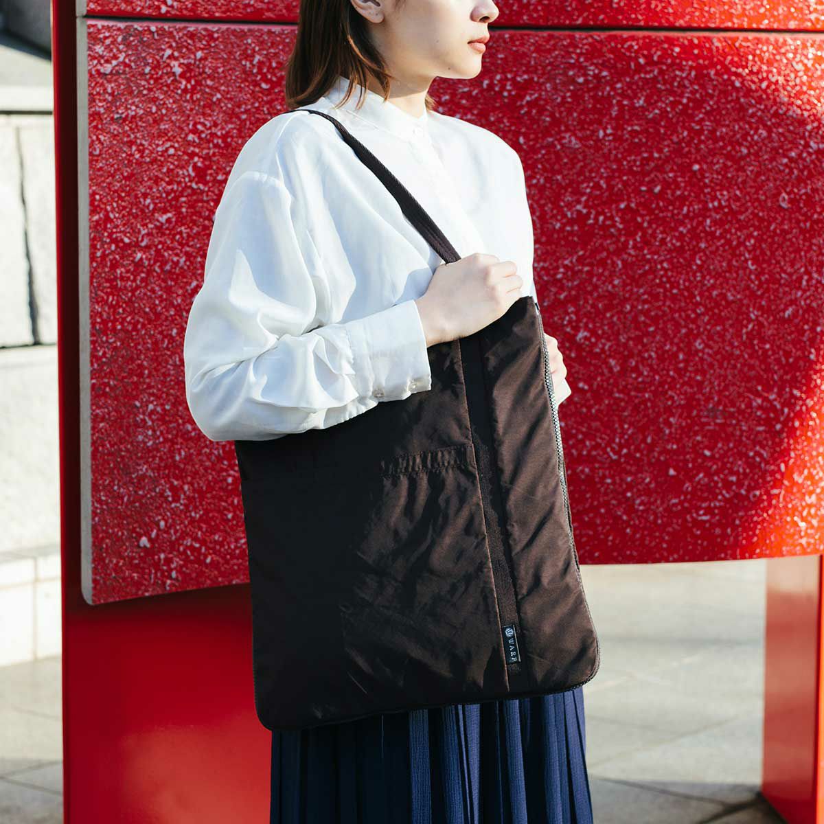 WARP｜トランスフォーム トートバッグ｜ブラウン