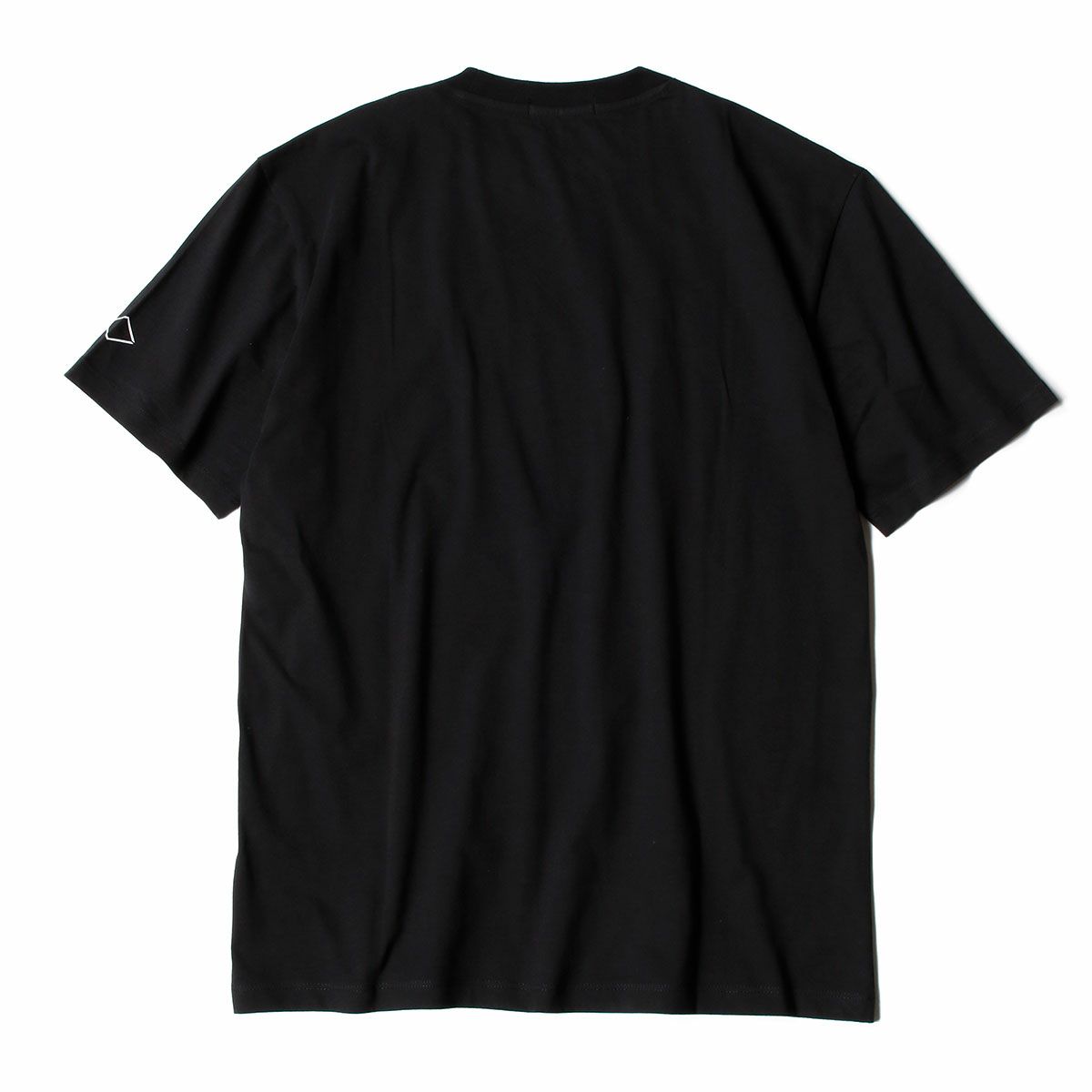 Replay｜バイカープリント クルーネック Tシャツ｜ブラック