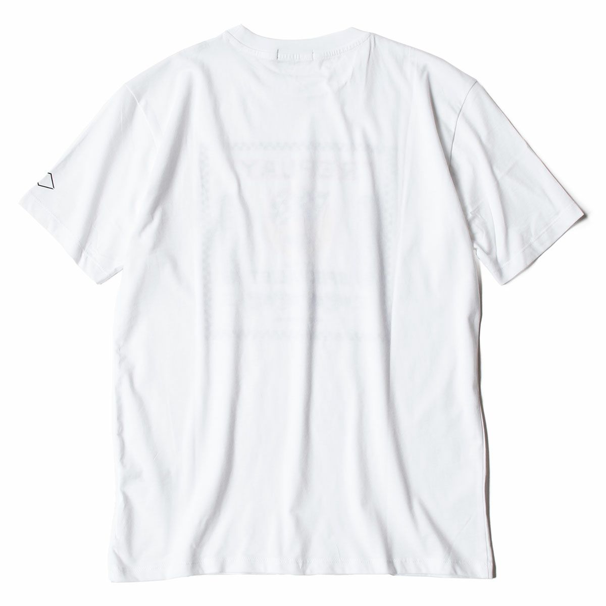 Replay｜バイカープリント クルーネック Tシャツ｜ホワイト