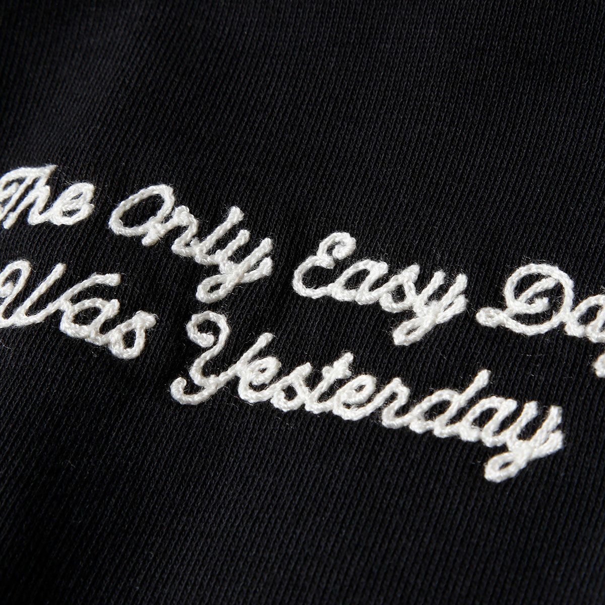 Replay｜ワッペン スリーブ スウェットシャツ｜ブラック