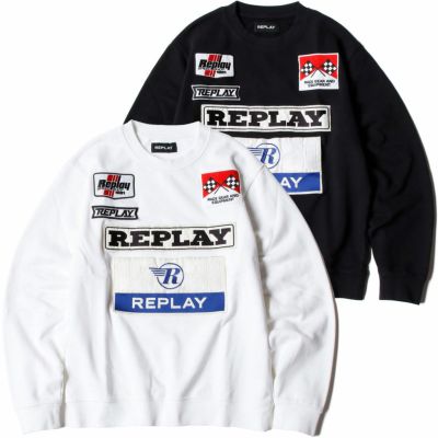 Replay｜ワッペン スウェットシャツ｜
