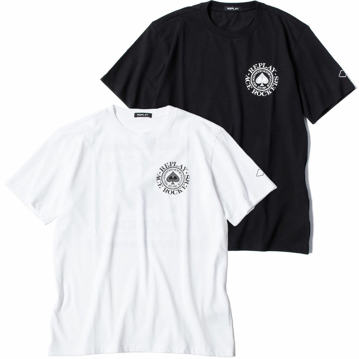 Replay｜モーターサイクル クラブ Tシャツ｜