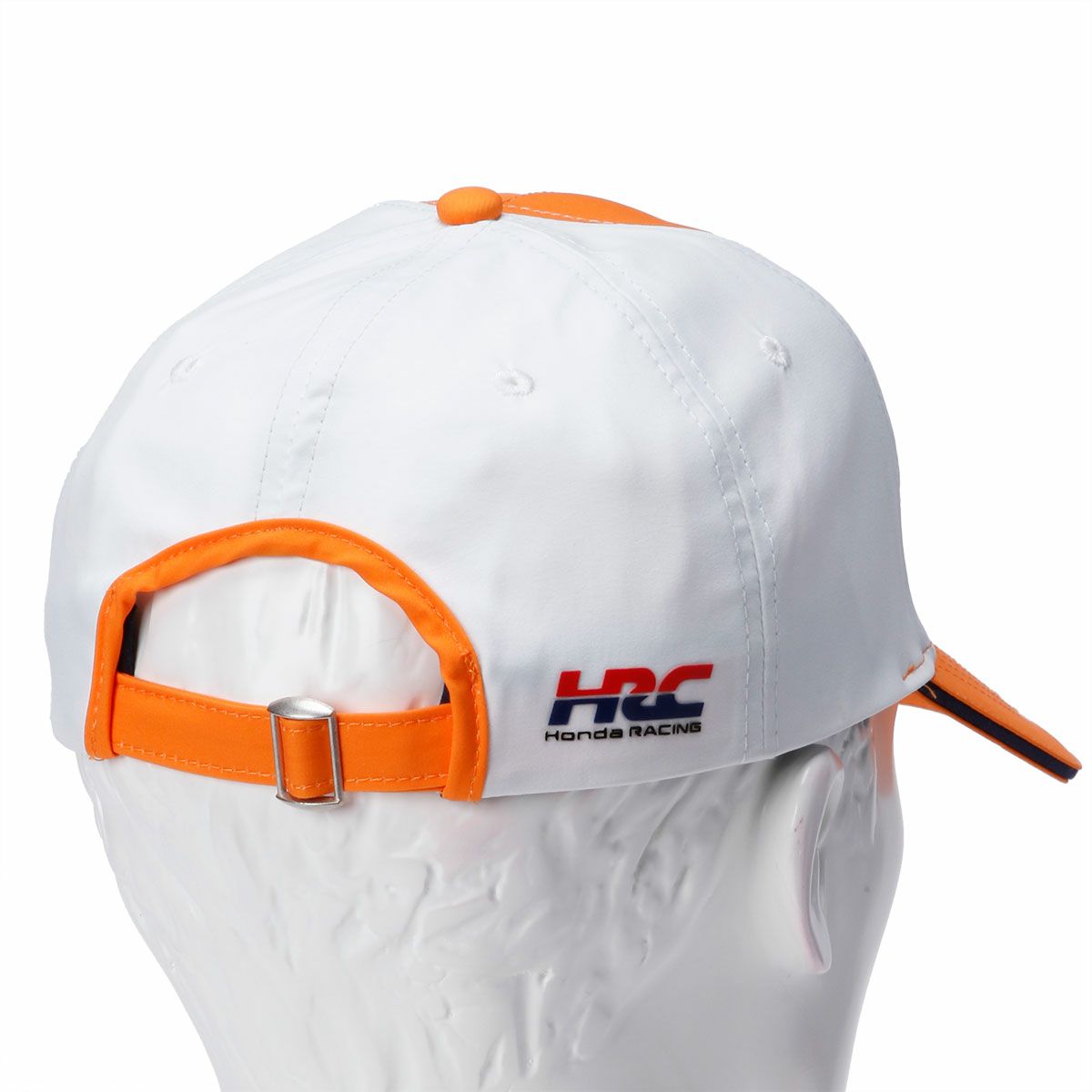 REPSOL HONDA｜レプソル ホンダ ツートン ベースボール キャップ｜帽子｜ホワイト×オレンジ｜着用