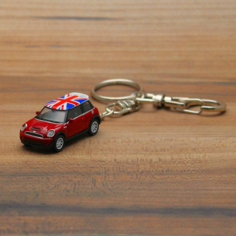 Cassette Car Products｜キーチェーン ミニクーパー UK｜キーホルダー｜レッド