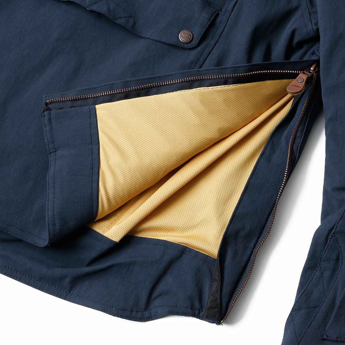 North of Berlin｜ライディング ノース アノラク｜ファブリック｜ネイビー