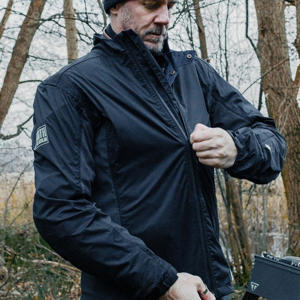 North of Berlin｜スワンプ ジャケット｜レインウェア｜ブラック