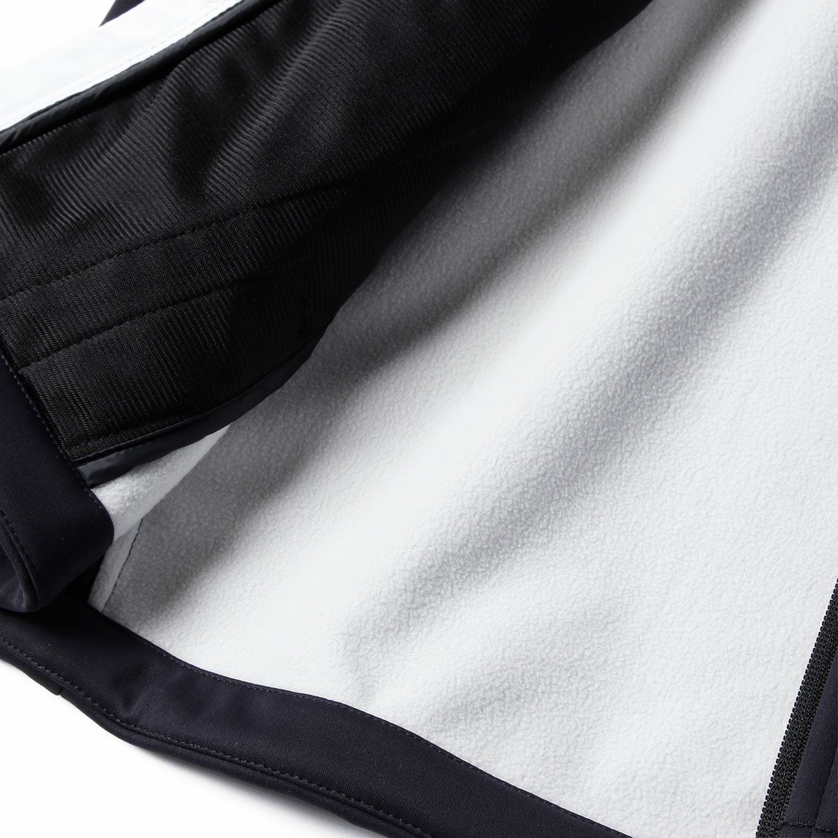 PORSCHE｜ポルシェ RP チーム ソフトシェル ジャケット｜アウター｜ブラック×ホワイト