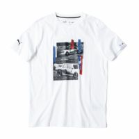 BMW PUMA｜BMW グラフィック Tシャツ｜ホワイト