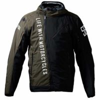 56design｜スラッシュ ジャケット｜ファブリック｜ブラック×オリーブ