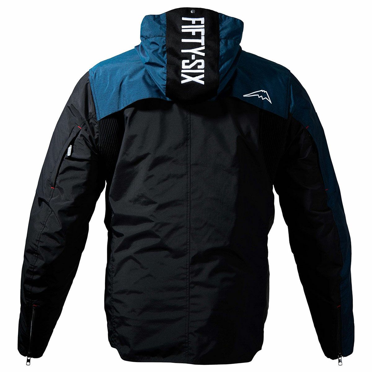 56design｜スラッシュ ジャケット｜ファブリック｜ブラック×インディゴブルー