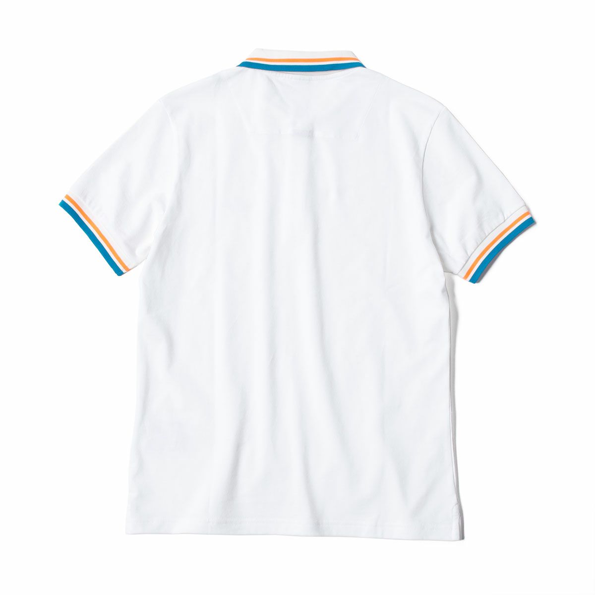 Replay｜コントラストカラーエッジ ポロシャツ｜ホワイト