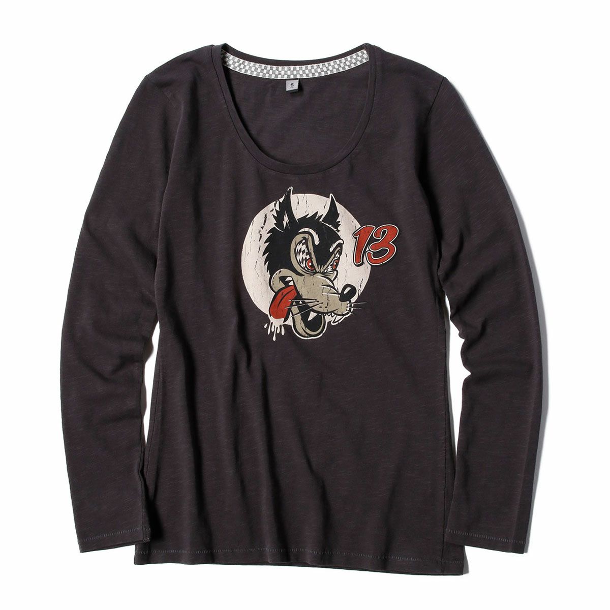 Warson Motors｜スピードウルフ ロングスリーブ Tシャツ レディ｜カーボン
