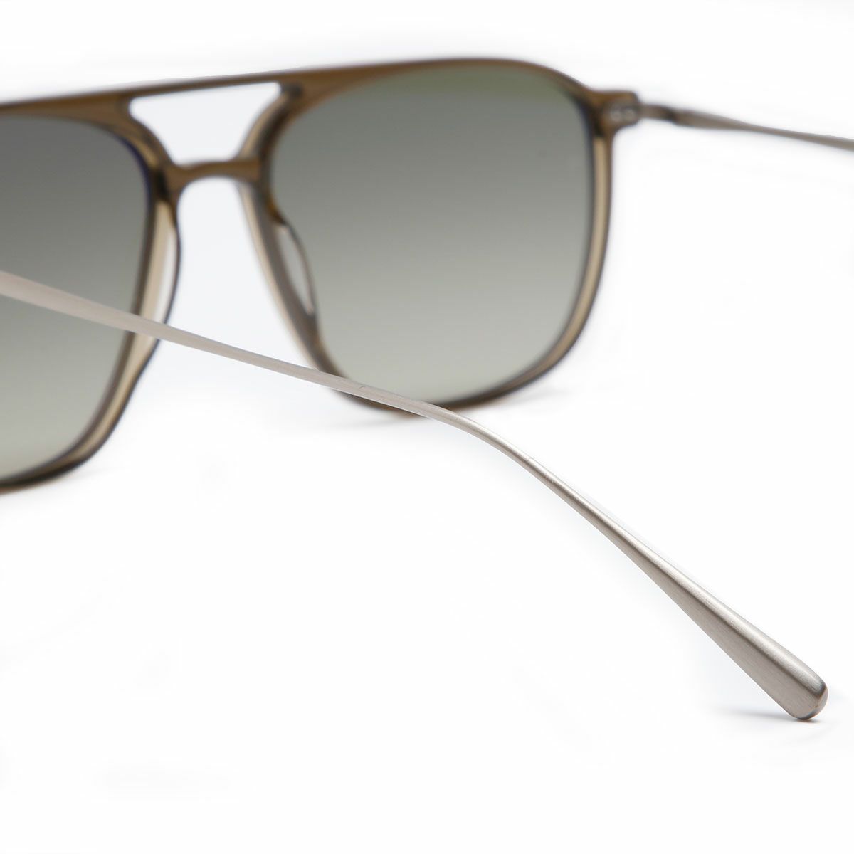 BRETT｜BIG GARY SUN｜サングラス｜カーキ×シルバー