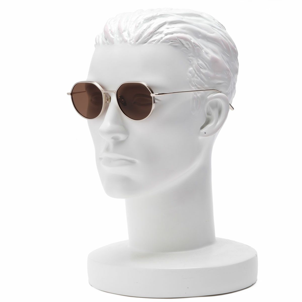 BRETT｜GORDON SUN｜サングラス｜ゴールド｜着用