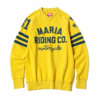 Maria Riding Company｜スペーズ ウィンター スウェットシャツ ペトロール マスタード｜スウェット｜マスタードイエロー