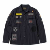 Replay｜レーサーパッチシャツ｜チャコール