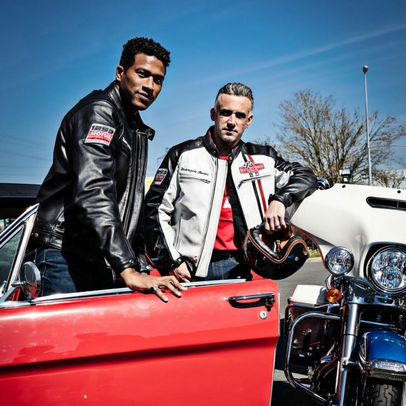 helstons｜ジェイ レザー ジャケット｜モデル着用