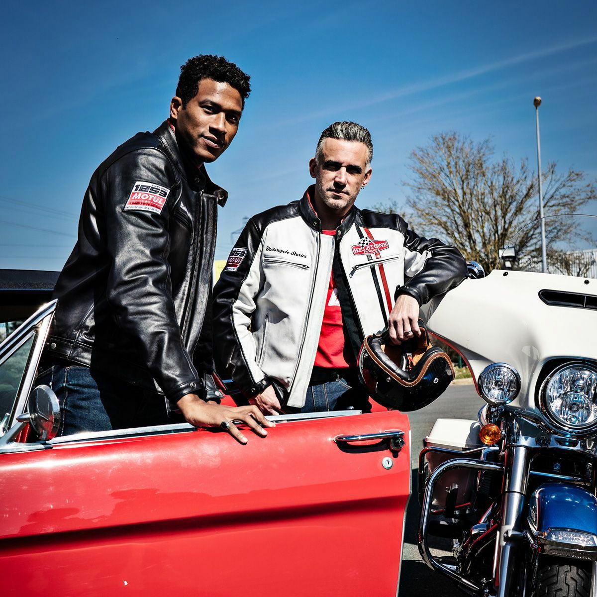 helstons｜ジェイ レザー ジャケット｜モデル着用