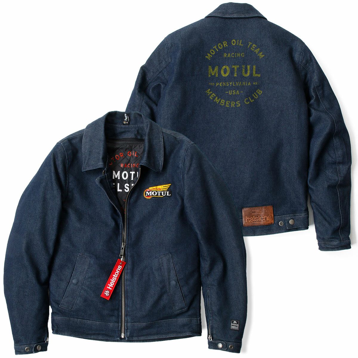 helstons｜メカニック デニム ジャケット｜ファブリック