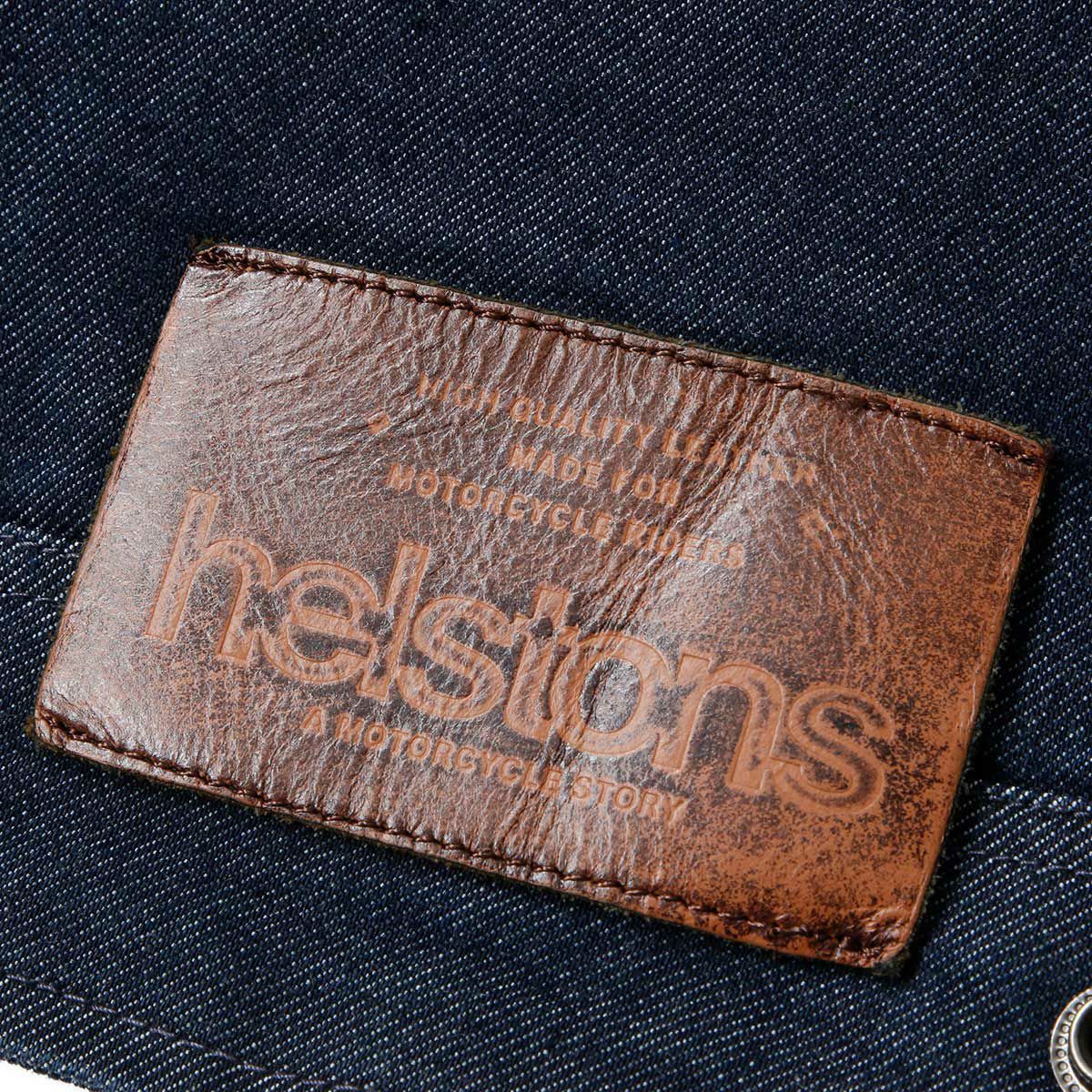 helstons｜メカニック デニム ジャケット｜ファブリック｜ブルー