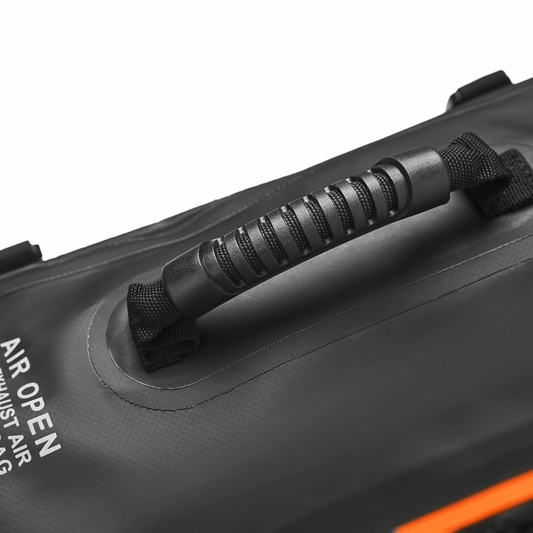 Fuel Motorcycles｜エクスペディション バックパック｜ブラック×オレンジ