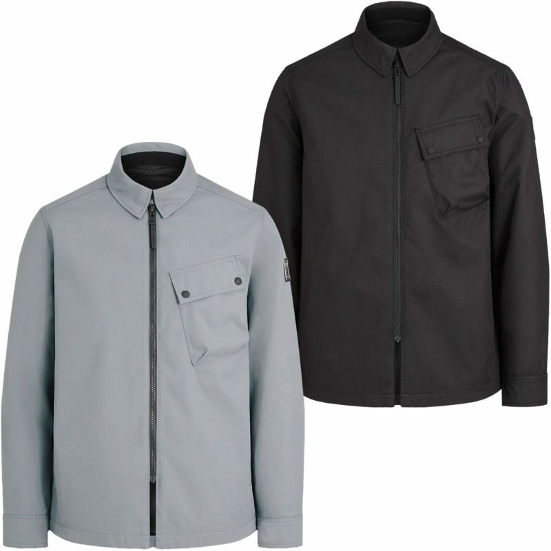 BELSTAFF｜シロッコ モーターサイクル オーバーシャツ｜ファブリック