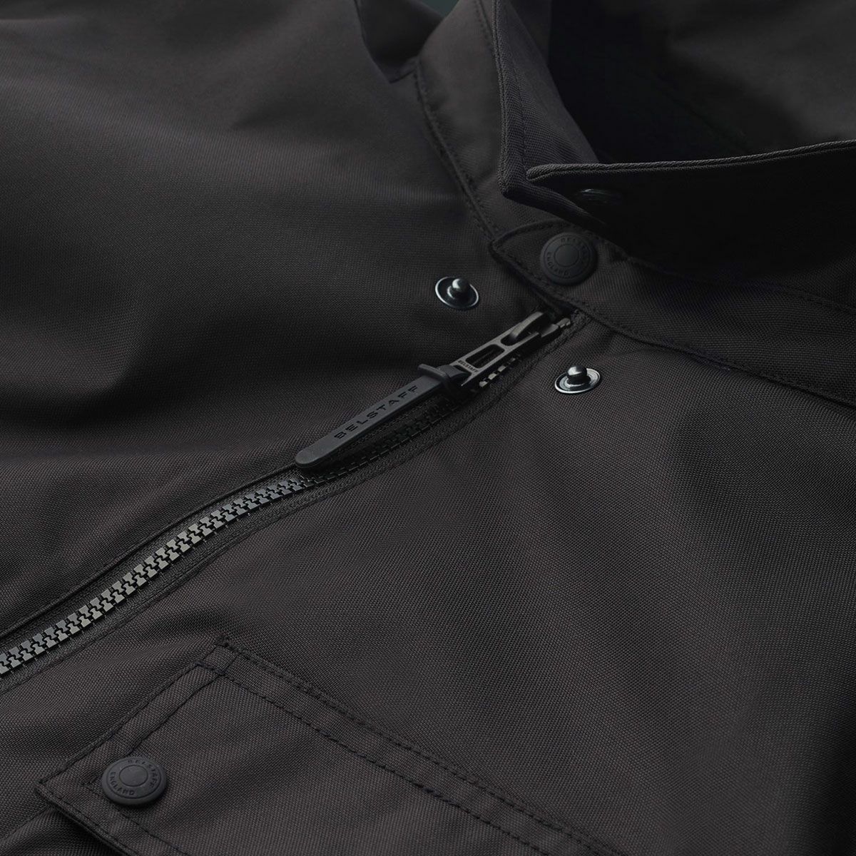 BELSTAFF｜シロッコ モーターサイクル オーバーシャツ｜ファブリック｜ブラック