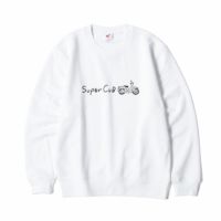 ONWORKS｜SCライティングスーパーカブプリントスウェットシャツ｜ホワイト