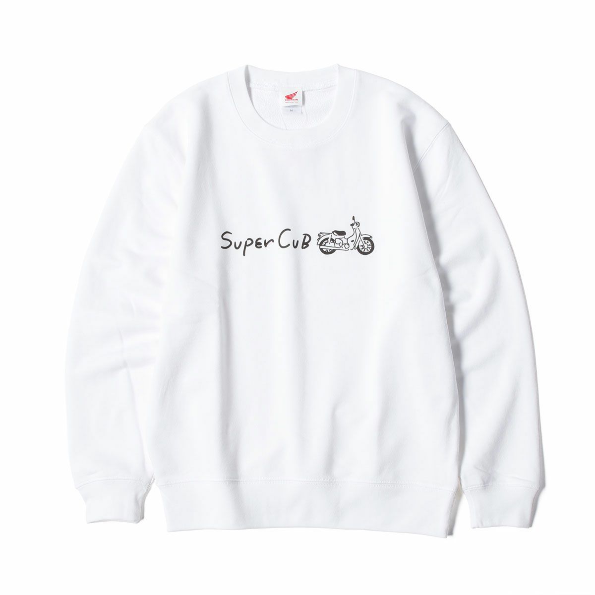 ONWORKS｜SCライティングスーパーカブプリントスウェットシャツ｜ホワイト