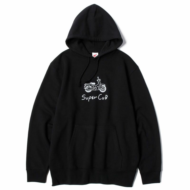 ONWORKS｜スーパーカブラインタッチスウェットパーカ｜フーディ｜BLACK