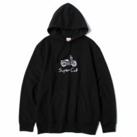 ONWORKS｜スーパーカブラインタッチスウェットパーカ｜フーディ｜BLACK