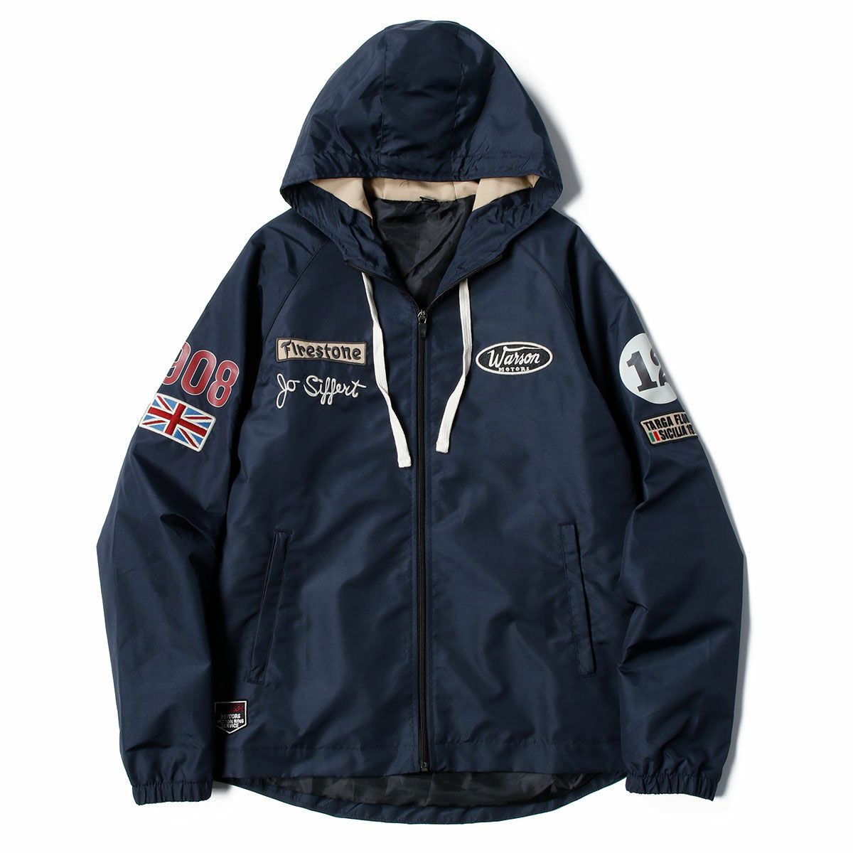 Warson Motors｜シフェール ウィンドプルーフ ジャケット｜ウィンドブレーカー｜ダークブルー