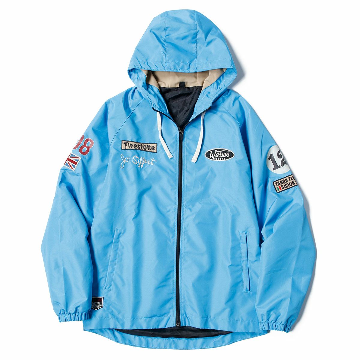 Warson Motors｜シフェール ウィンドプルーフ ジャケット｜ウィンドブレーカー｜スカイブルー