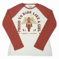WILDUST｜ベースボール Tシャツ ライド ライク ア ガール｜ロングスリーブ