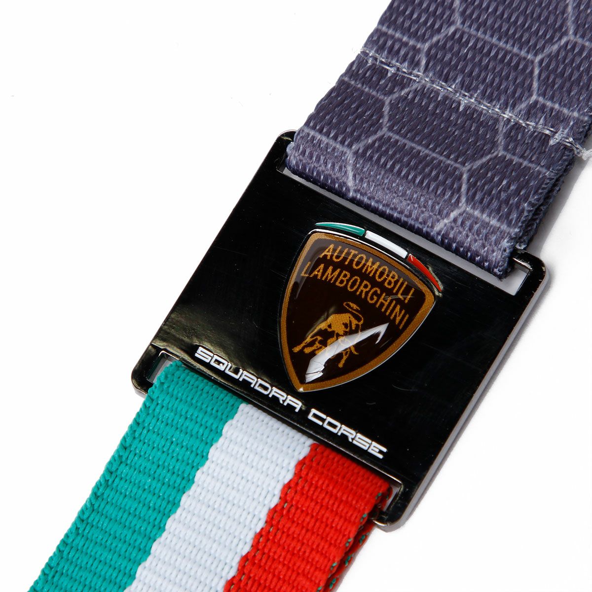 Lamborghini｜ランボルギーニ スクアドラ コルセ トリコロール ランヤード｜その他雑貨｜グレー