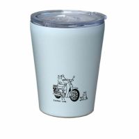 ONWORKS｜真空断熱ステンレスタンブラー ホンダ SUPER CUB ＆ CAT カブとネコ｜その他雑貨｜クラウディーブルー