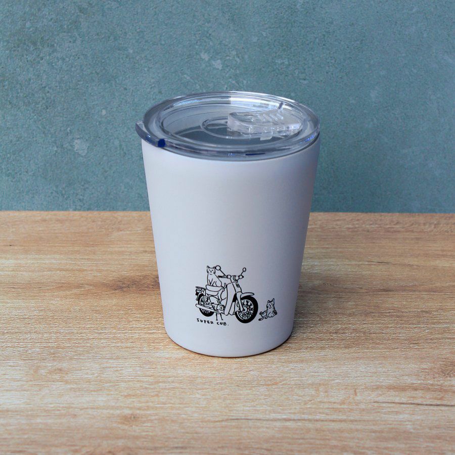 ONWORKS｜真空断熱ステンレスタンブラー ホンダ SUPER CUB ＆ CAT カブとネコ｜その他雑貨｜グレー