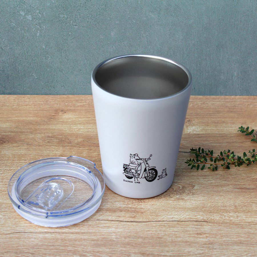 ONWORKS｜真空断熱ステンレスタンブラー ホンダ SUPER CUB ＆ CAT カブとネコ｜その他雑貨｜グレー
