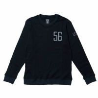 56design｜56 サーマル ワッフル｜ロングスリーブ｜ブラック