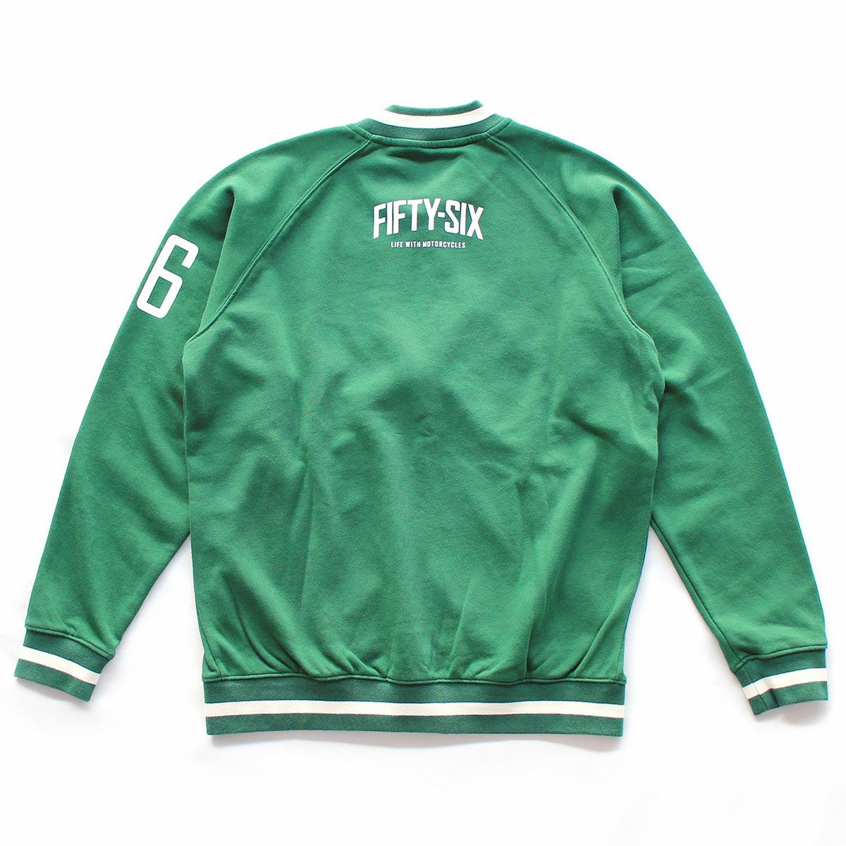 56design｜ジップ アップ スウェット｜グリーン