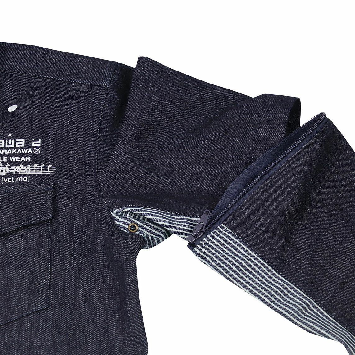 SHINICHIRO ARAKAWA｜オペラ｜オーバーオール｜インディゴ×ヒッコリー