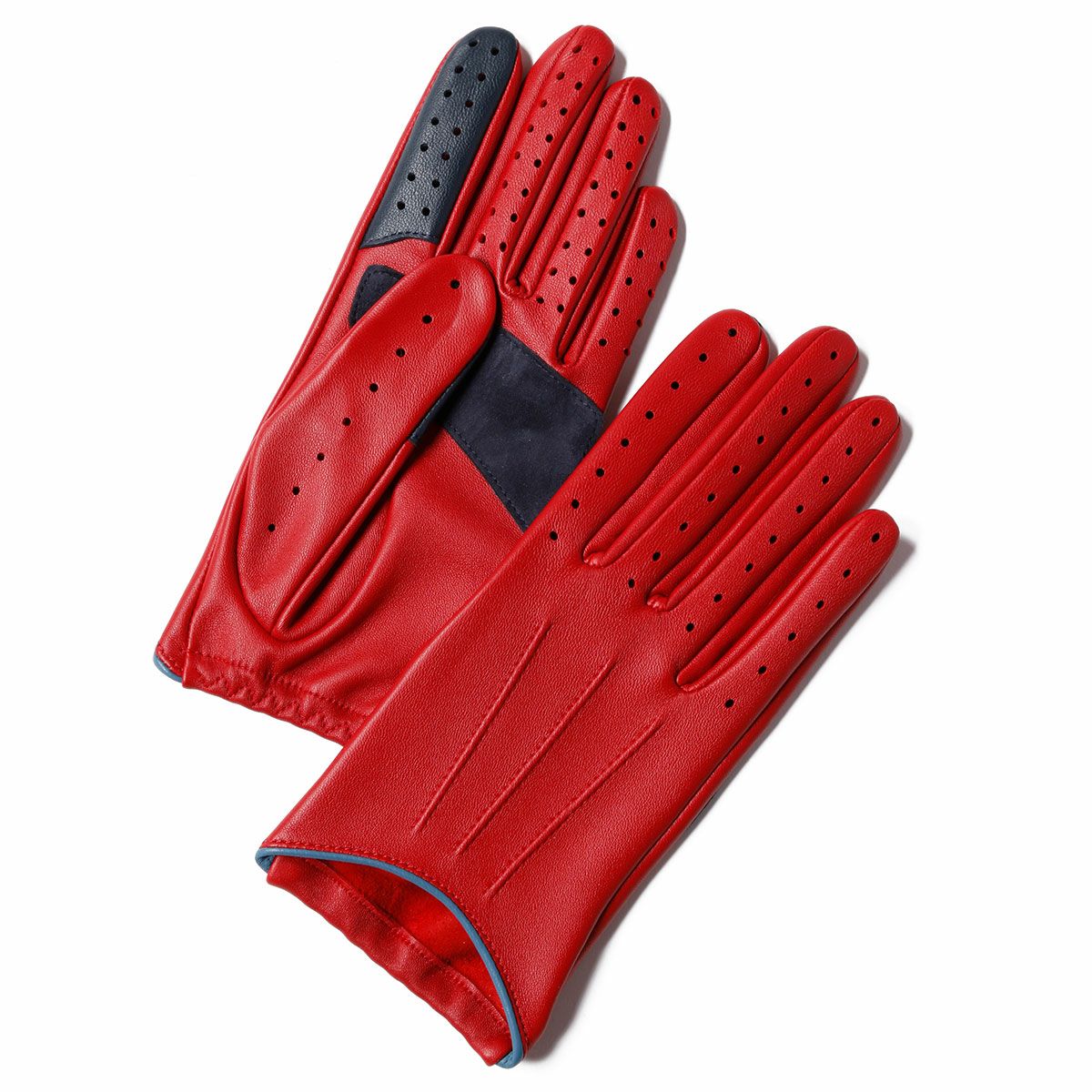 Alta Classe｜シープレザードライビンググローブ ロング タッチパネル対応｜ロング｜レッド