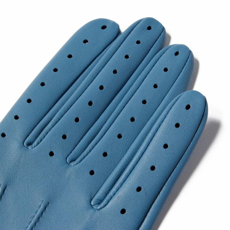 未使用、ブルマリン　レザー ロンググローブ liugoo_ki0g-lg-bk
