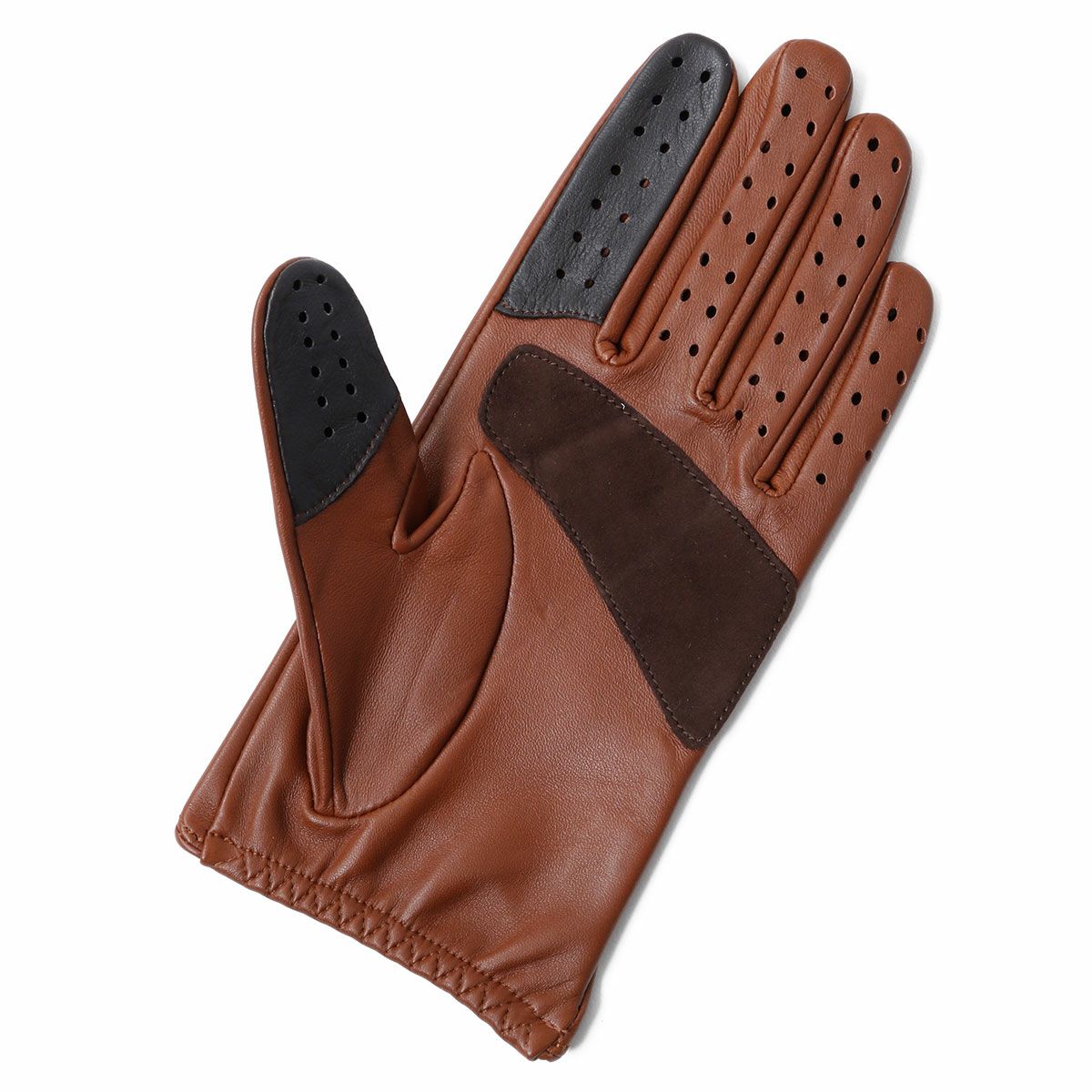 Alta Classe｜シープレザードライビンググローブ ロング タッチパネル対応｜ロング｜ブラウン
