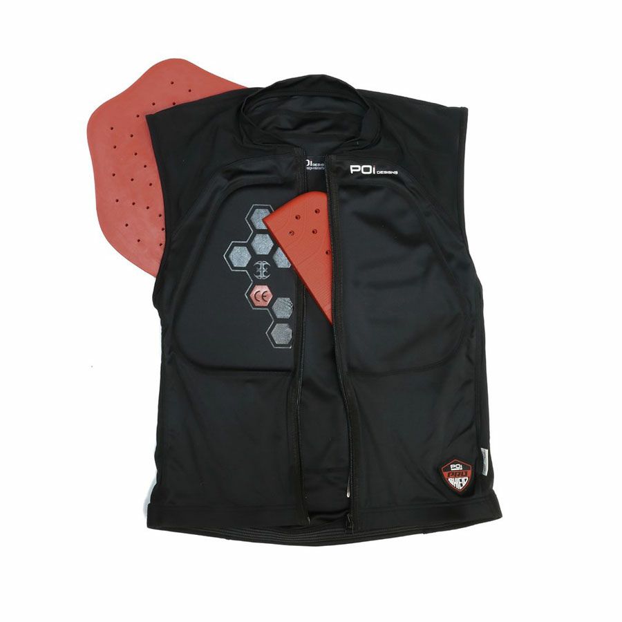 POi DESIGNS｜ガード インナー ベスト CE｜アンダーウェア｜ブラック
