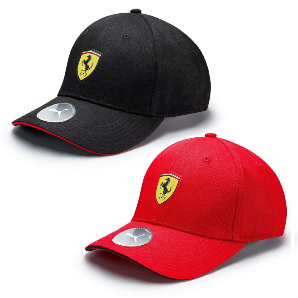 Ferrari｜スクーデリア フェラーリ スモール スクデット ロゴ クラシック ベースボール キャップ｜帽子