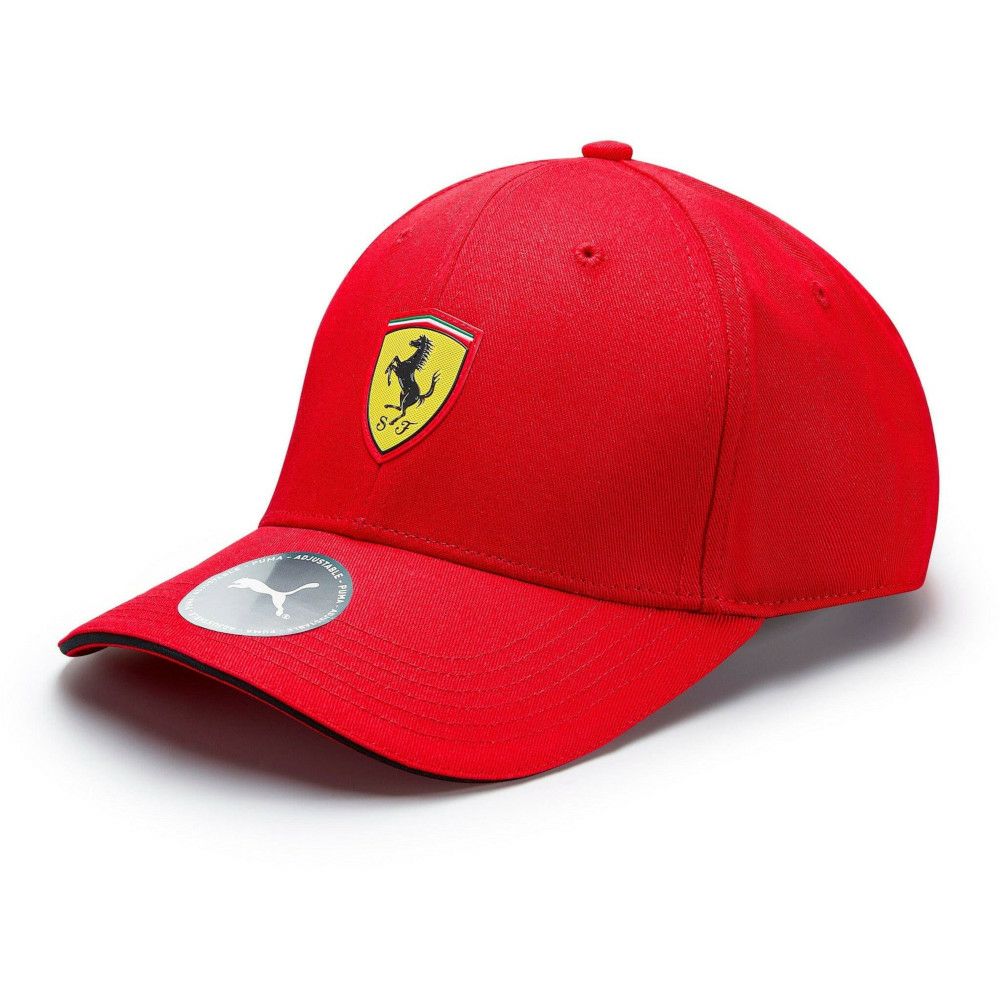 Ferrari｜スクーデリア フェラーリ スモール スクデット ロゴ クラシック ベースボール キャップ｜帽子｜レッド