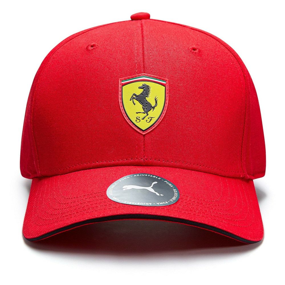Ferrari｜スクーデリア フェラーリ スモール スクデット ロゴ クラシック ベースボール キャップ｜帽子｜レッド