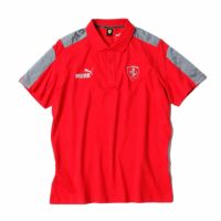 Ferrari｜フェラーリ RACE M17 モノクローム ポロ｜ポロシャツ｜レッド